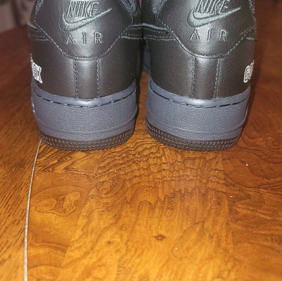 Nike Air Force 1 Gore-Tex All Black Anthracite Leather/Fabric CT2858-001 - Picture 9 of 15